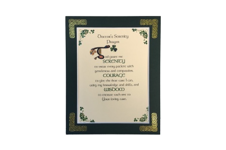 Doctor's Serenity Prayer - 8x10 Matted