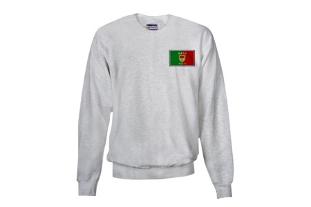 Grey Sweatshirt - GAA Flag on Left Chest
