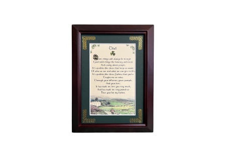 Dad - Some Things Will Always... 5x7 Framed Blessing