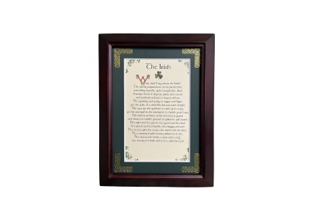 The Irish - 5x7 Framed Blessing
