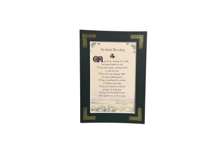 An Irish Blessing - May there always be work - 5x7 Matted 