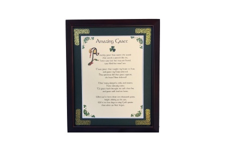 Amazing Grace - 8x10 Framed Blessing