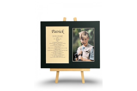 Boys 400 SET - First Name Origin & Meaning 8x10 Matted PHOTO Prints