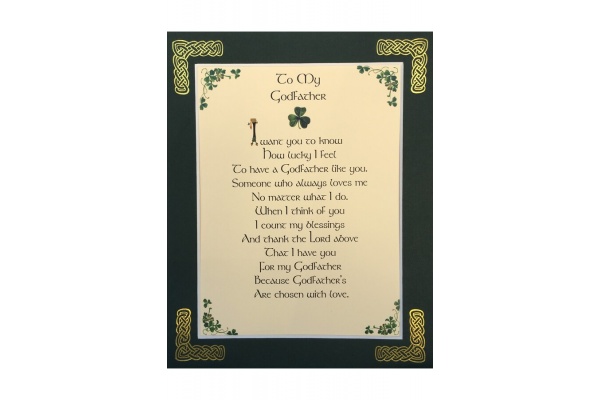 A Godfather's prayer - 8x10 Matted