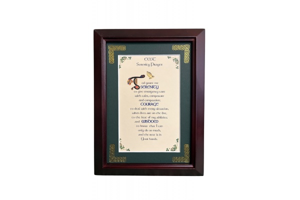 EMT Serenity Prayer - 5x7 Framed Blessing