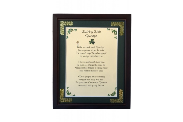 /Irish-Blessings/8x10-Framed/Walking-With-Grandpa
