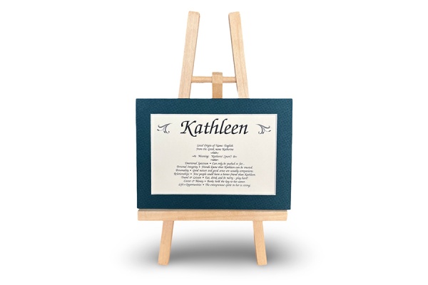 Girls 1000 SET - First Name Origin & Meaning 5x7 Matted Print