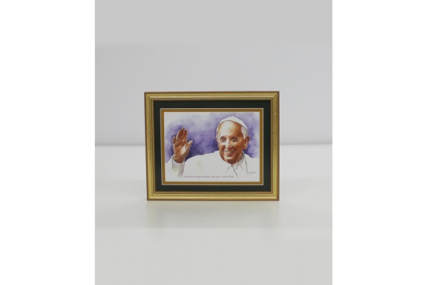 Religious/pope-francis-i-framed-watercolor-print-8x10